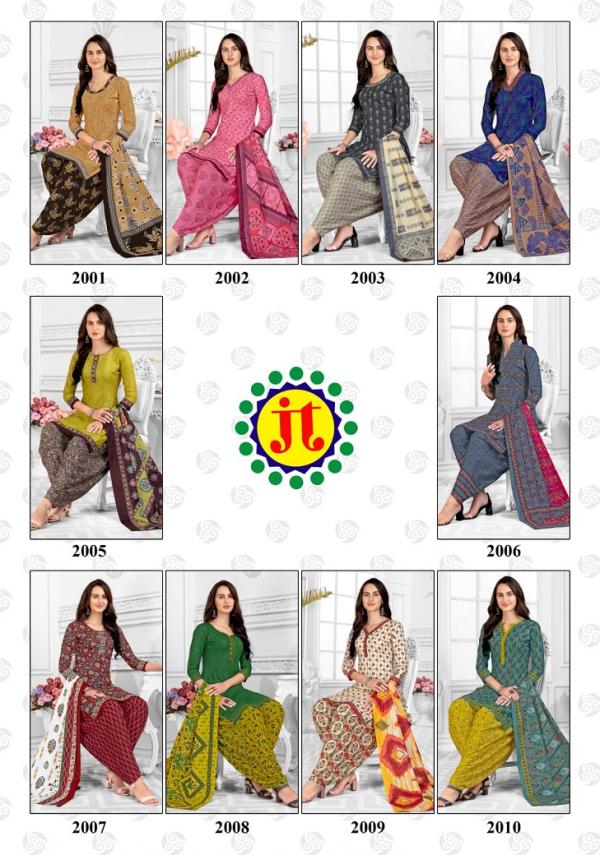 JT Anupama Vol-2 Cotton Designer Patiyala Dress Material